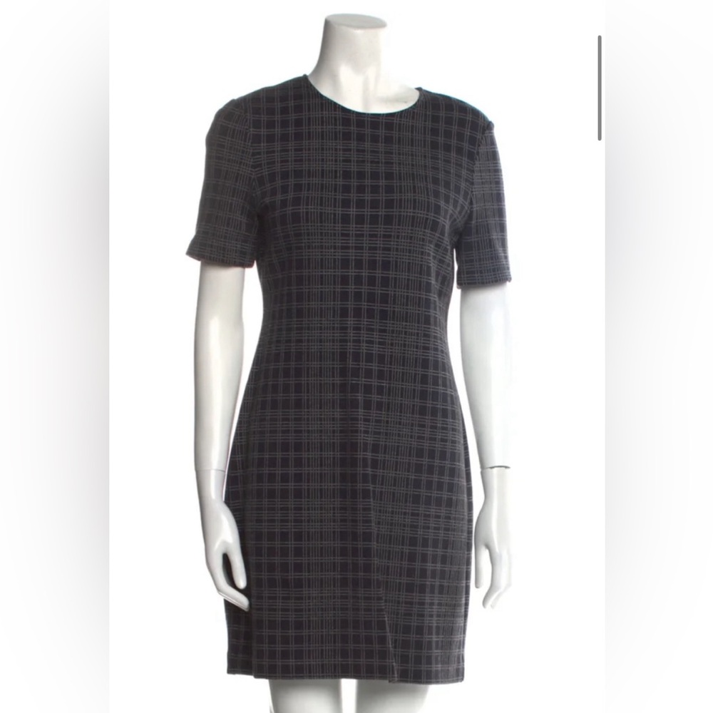NWT Theory Plaid Print Mini Dress